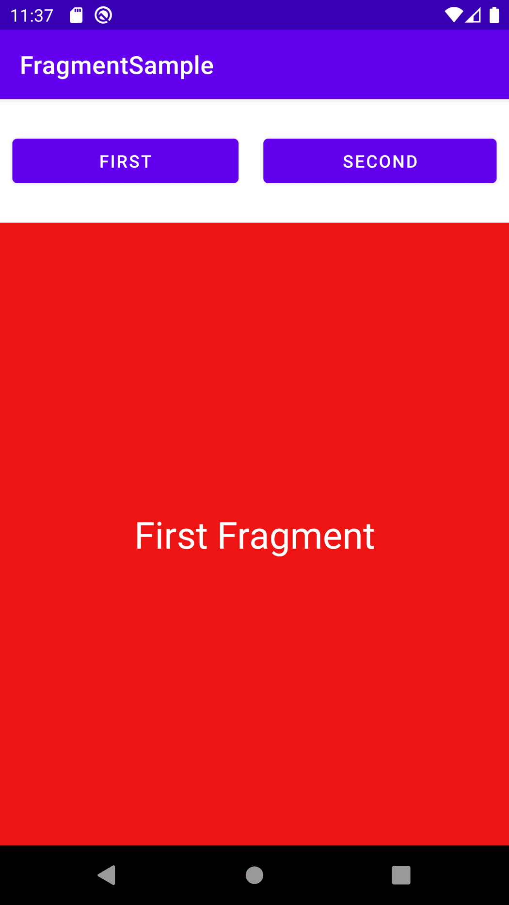 android dynamically add fragment
